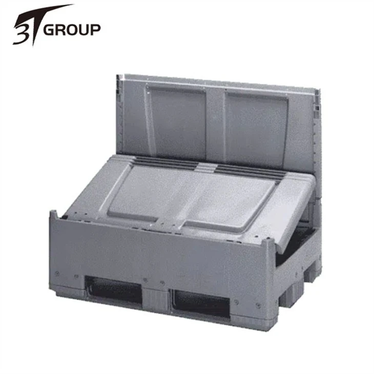 China Plastic Folding Solid Bulk Containers